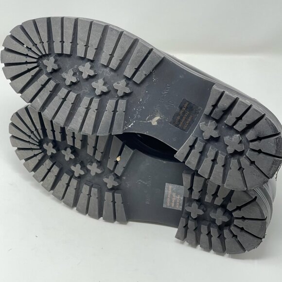 Tony Bianco Black Patent Leather Chunky Loafers Women’s Size 10 Excellent - Picture 7 of 13